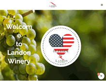 Tablet Screenshot of landonwinery.com